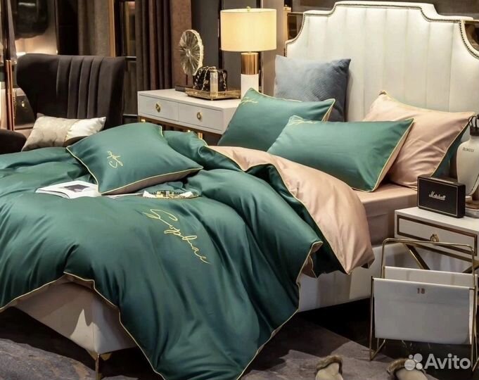 Постельное белье mency жатка сатин евро