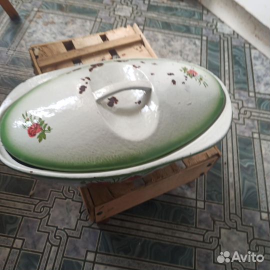 Гусятница чугунная СССР