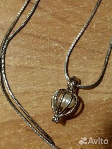 Кулон подвеска с жемчугом