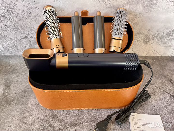 Фен dyson мультистайлер синий