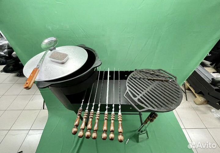 Мангал с подказанником