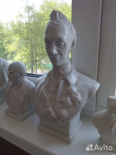 Бюст. Фарфор. лфз. СССР. Антиквариат
