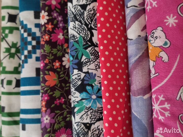 Ткань хлопок ссср,отрезы