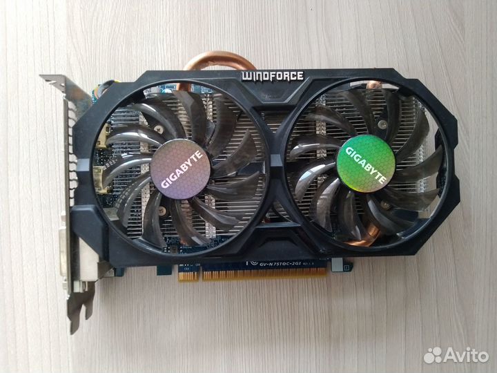 Видеокарта gigabyte GeForce GTX 750 Ti 2GB