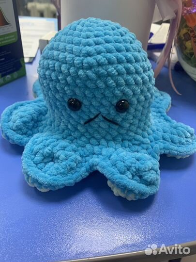 Мягкая игрушка осьминог перевертыш