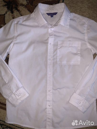 Рубашка белая школьная