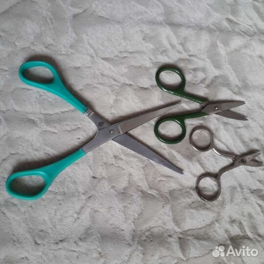 Ножницы портные ножн маникюр 52г и пинцеты