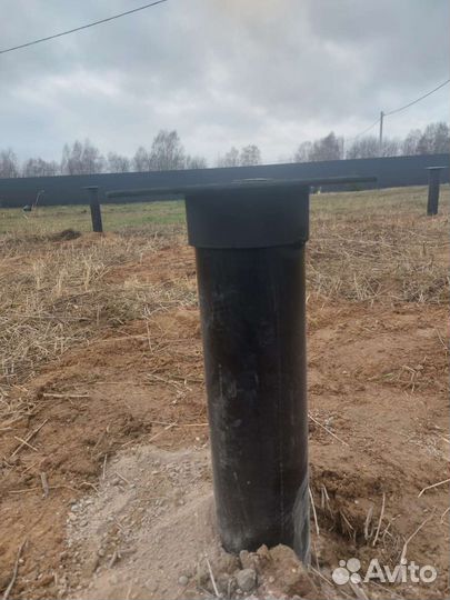 Винтовые сваи под ключ установка