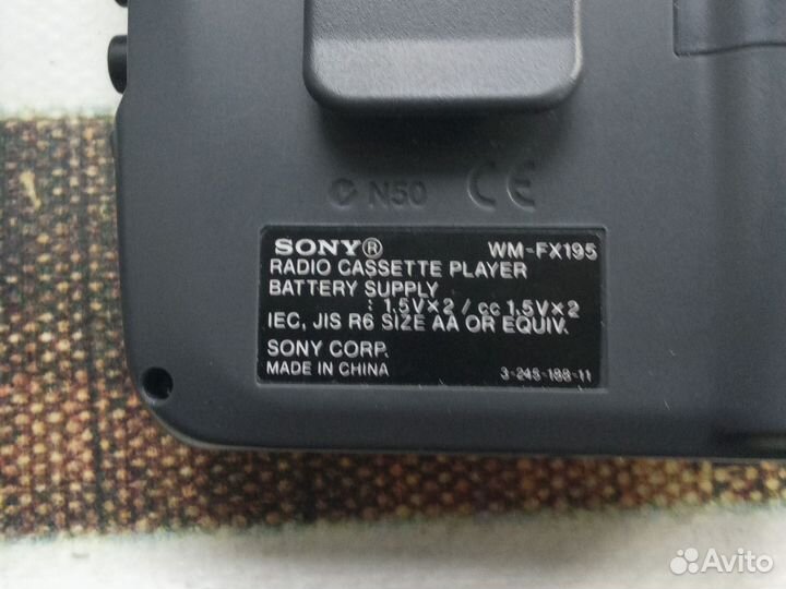 Кассетный плеер sony