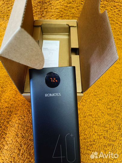 Внешний аккумулятор romoss Zeus 18W QC/PD 40000мАч