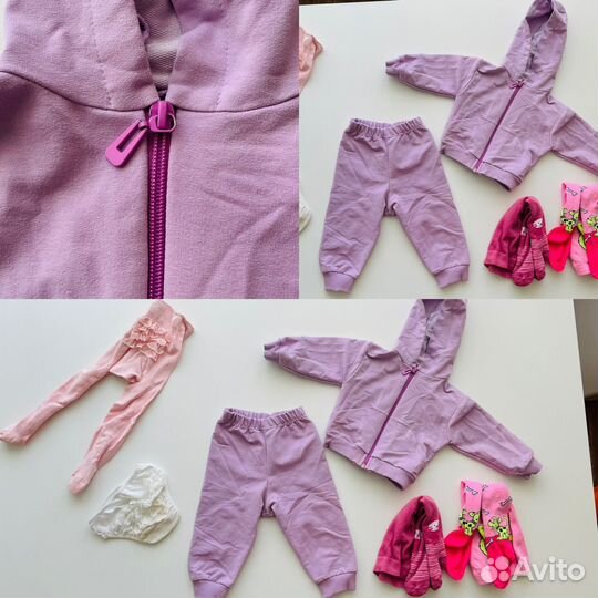 Брендовые вещи пакетом на девочку 74