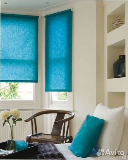 Шторы римские с электроприводом