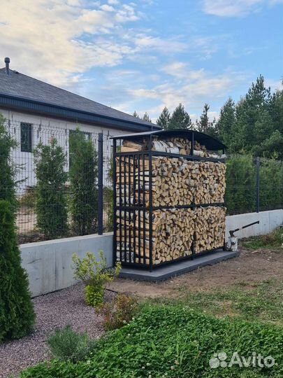 Дровник металлический