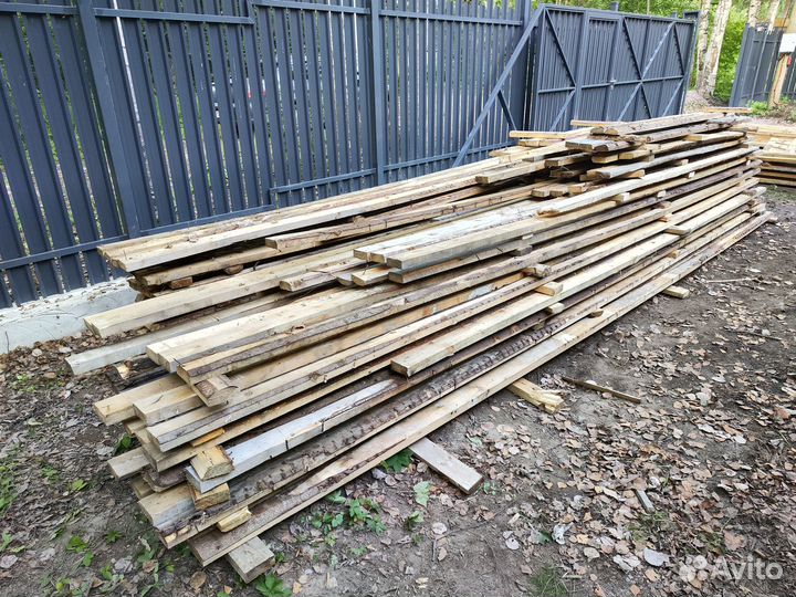 Доска обрезная бу