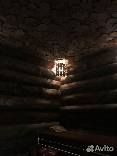 Абажур для светильника из сибирского можжевельника