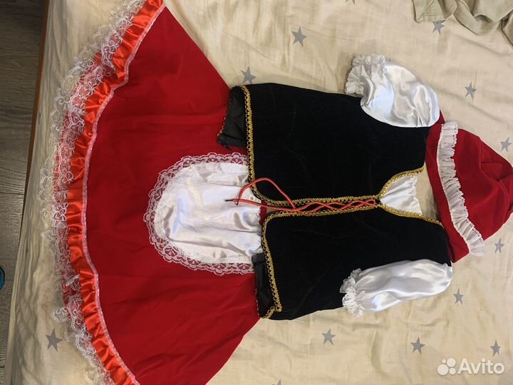 Костюм красной шапочки 122