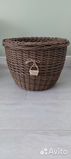 Кашпо из ротанга