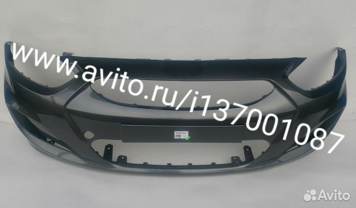 Бампер hyundai solaris