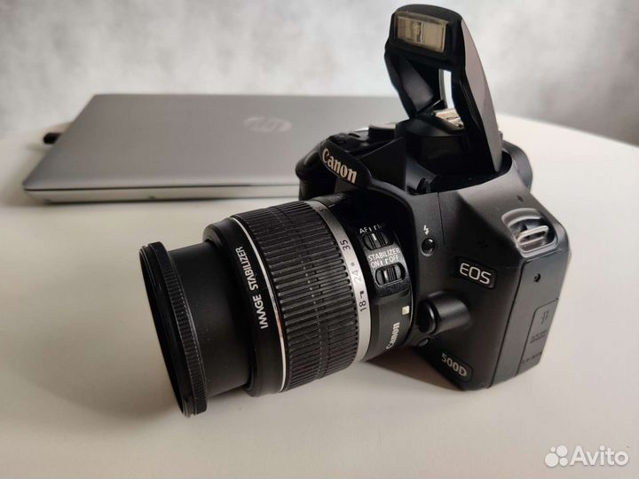 Фотоаппарат Canon 500D + объектив 18-55 mm