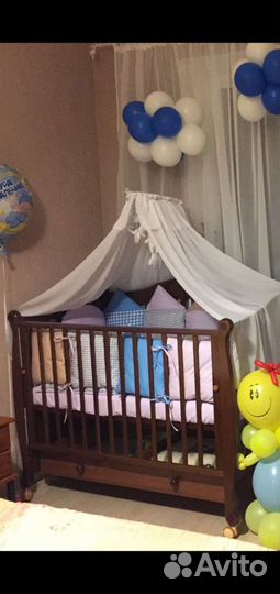 Кроватка Гандылян Моника и матрас идеальное состоя