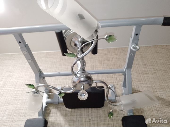 Люстра с 3 плафонами