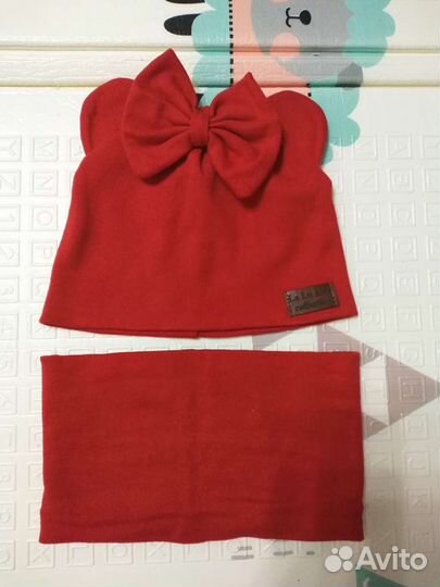 Комплект шапка, шарф