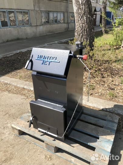 Твердотопливный котёл с увеличенной топкой