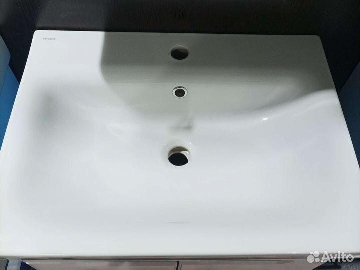 Краска Тумба для ванной 60 см с умывальником