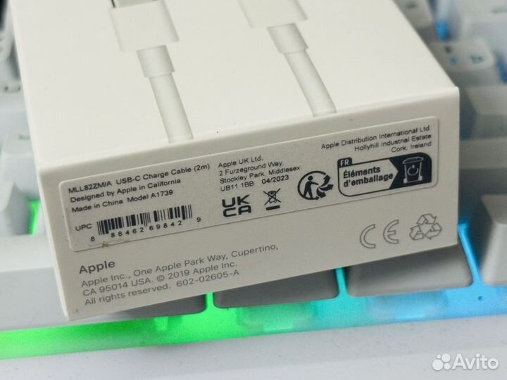 Провод Apple USB-C Charge Cable 2 метра Оригинал