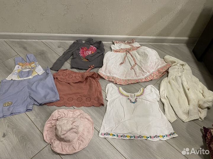 Детские вещи пакетом 29 шт. для девочек