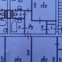 2-к. квартира, 55,5 м², 5/5 эт.