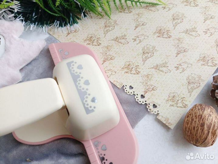 Фигурный дырокол сердечки