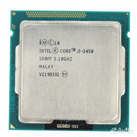 Процессор CPU Intel Core i5-3450 3.1 GHz/4core/svg