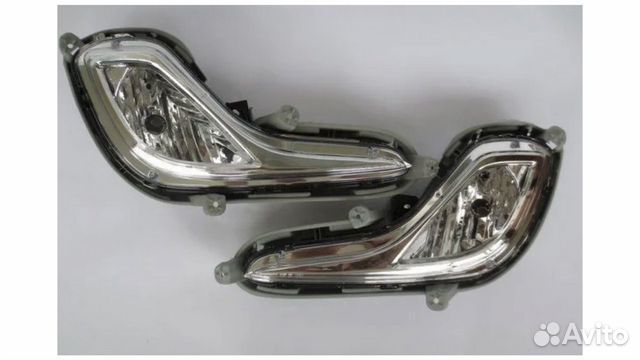 Противотуманные фары на hyundai solaris 11-17 г