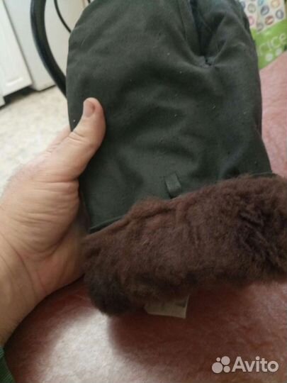 Рукавицы меховые трехпалые,меховые рукавицы