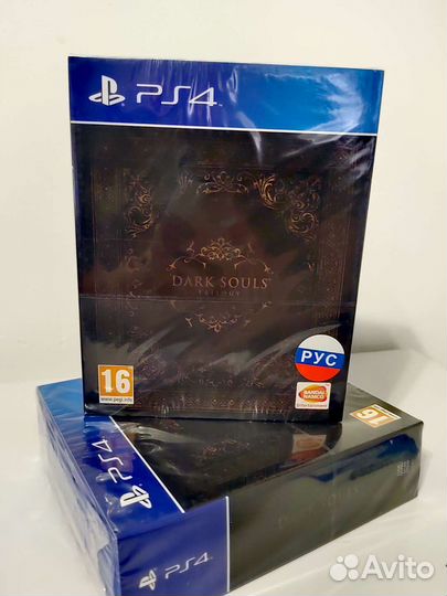 Игра Dark Souls Trilogy PS4/PS5. новый диск