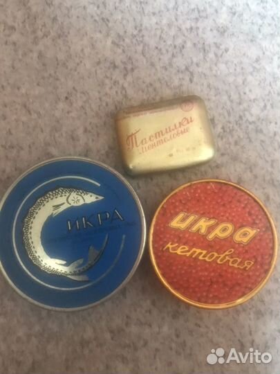 Жестяные коробочки СССР