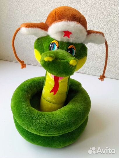 Игрушка мягкая, музыкальная Змей