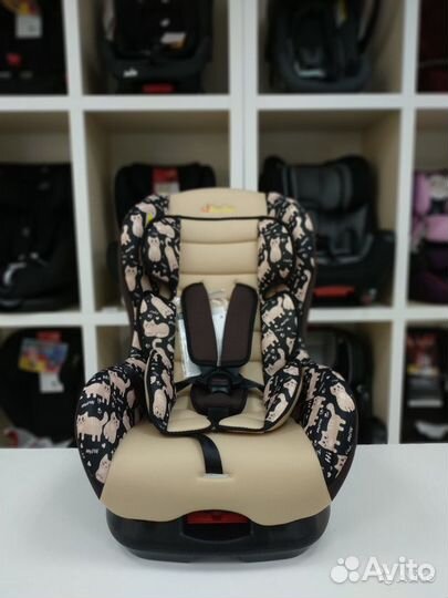 Автокресло 0-18 кг с регулировкой наклона Бежевый