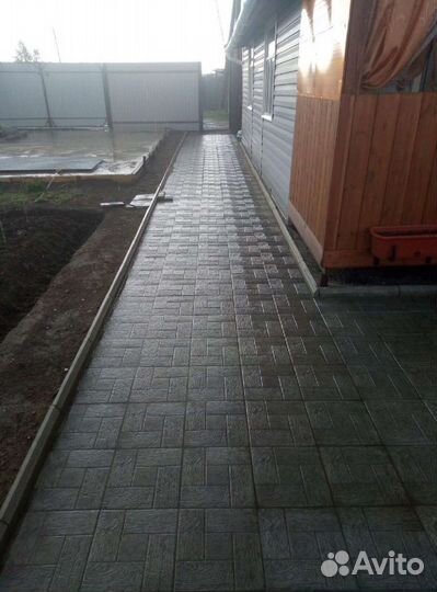 Укладка, тротуарной плитки