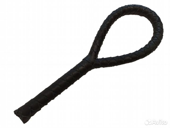 Нагайка петля для массажа черная