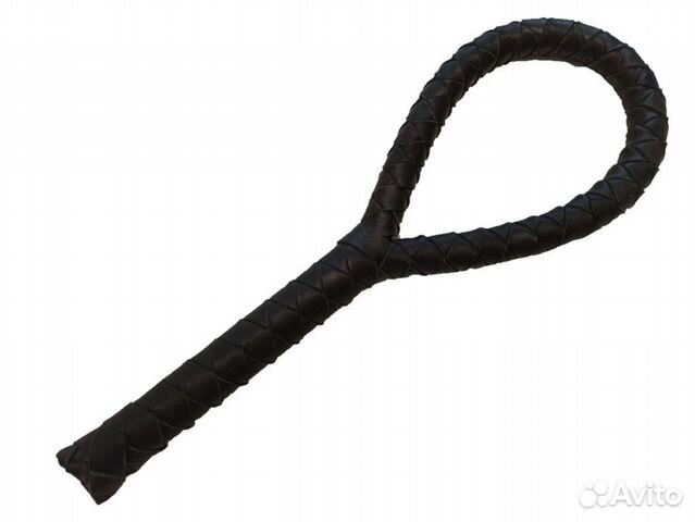 Нагайка петля для массажа черная