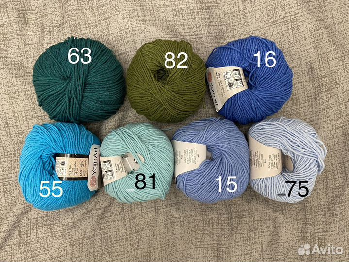 Пряжа ярнарт jeans, ярнарт джинс плюс