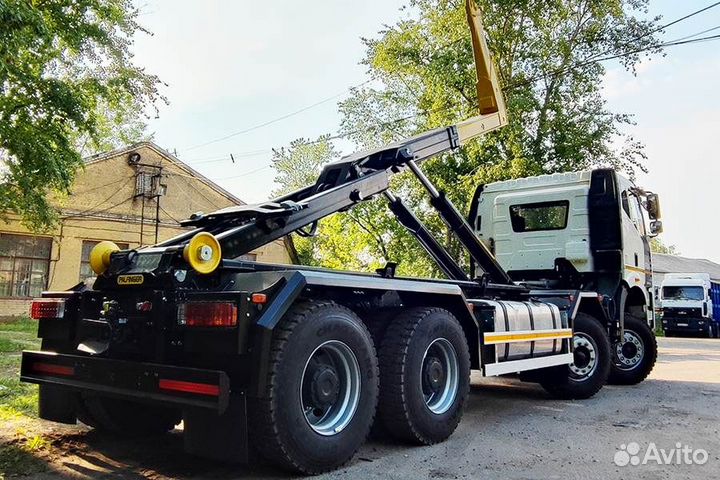 Крюковой погрузчик Palfinger на шасси FAW 3310 8х4