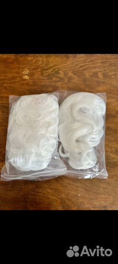 Борода и парик дед мороза