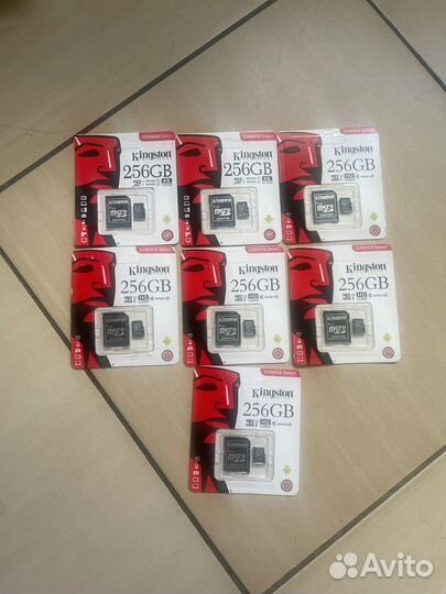 Карта памяти micro sd 256 gb kingston микро сд 256