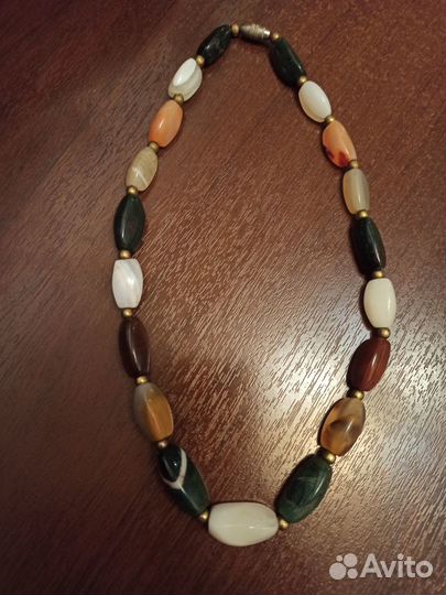 Бусы ассорти из натуральных камней Индия