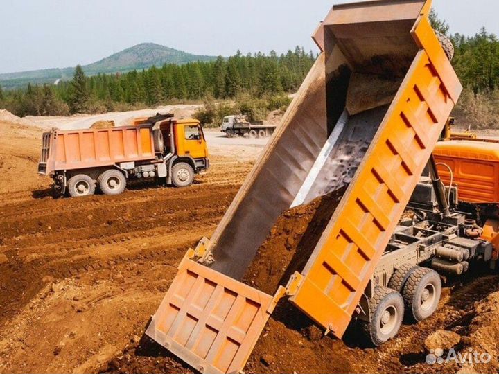 Песок \ Отсев гранитный намывной оптом от трех куб