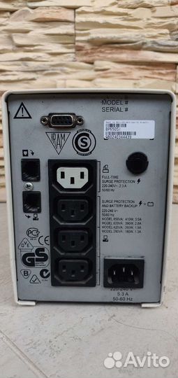 APC 650 Back UPS Pro с новым аккамулятором