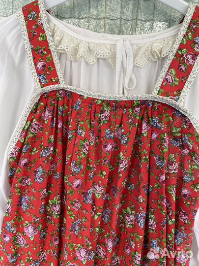 Народный костюм, фольклорный сарафан, рубаха